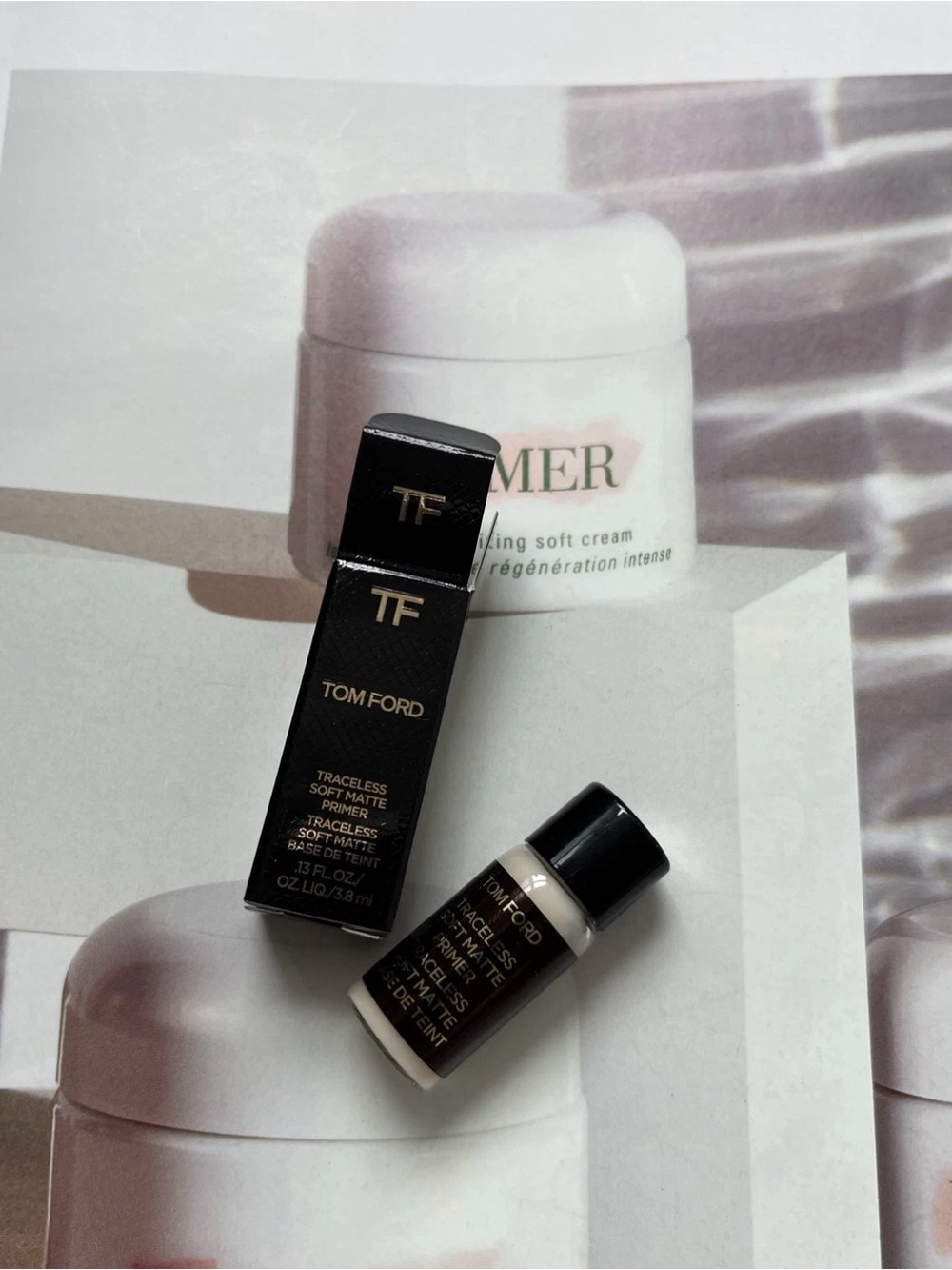 Tom Ford Traceless Soft Matte Primer, Sample Size .13 oz /3.8mL each,NIB